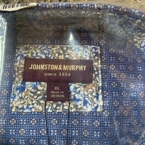 Johnston and Murphy Blue shirt